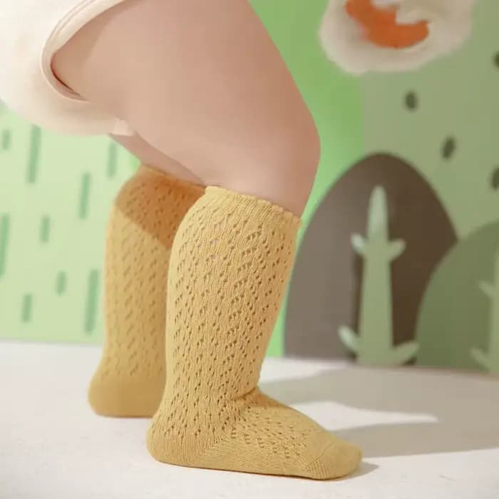 KIDCRKJ 0-3T Chaussettes d'été en maille pour bébés filles