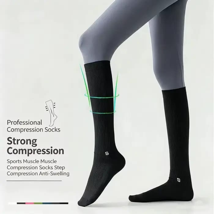 Chaussettes de compression sportives professionnelles pour femmes