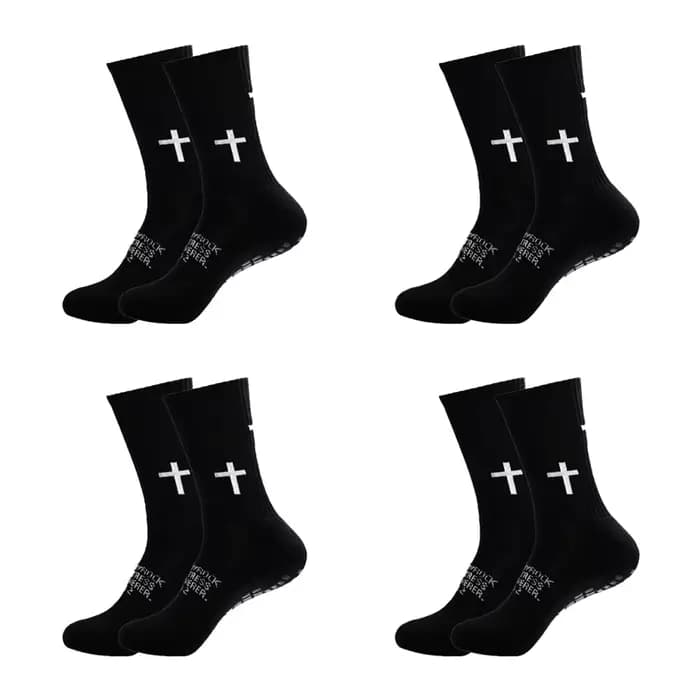 4 paires de chaussettes de Football antidérapantes pour hommes et femmes