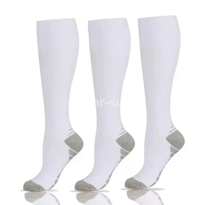 3 paires de chaussettes de Compression pour hommes et femmes, chaussettes de Sport de course, Crossfit gradué, entraînement, course à pied, récupération, cyclisme en plein air