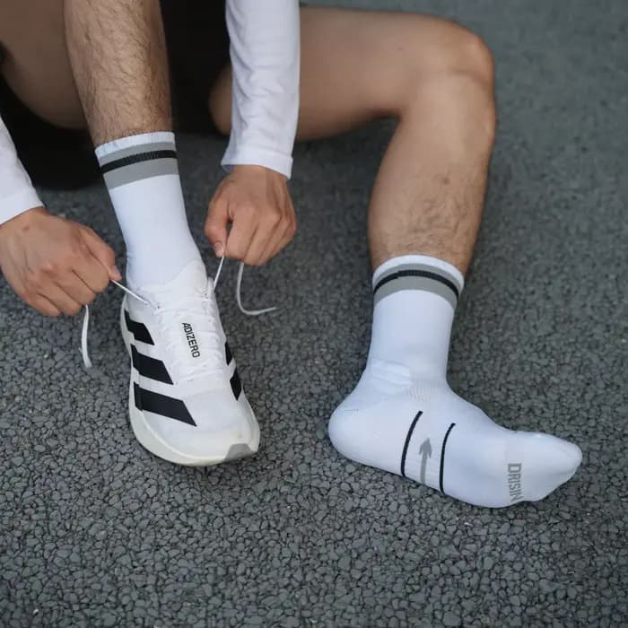 Chaussettes de compression pour la course à pied, printemps-automne, homme-femme, marathon, cyclisme, chaussettes de sport