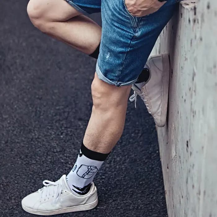 Chaussettes drôles mode Hip Hop Skateboard