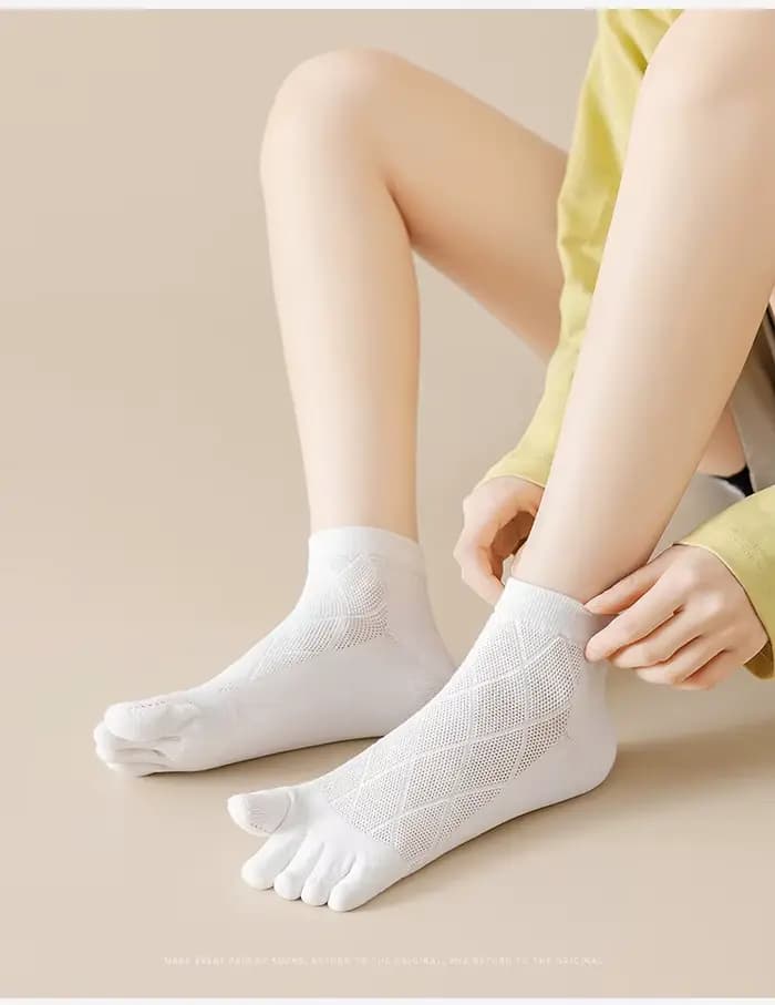 Chaussettes Courtes à Cinq Doigts pour Femme