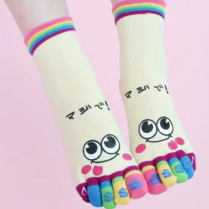 Chaussettes à cinq doigts pour femmes