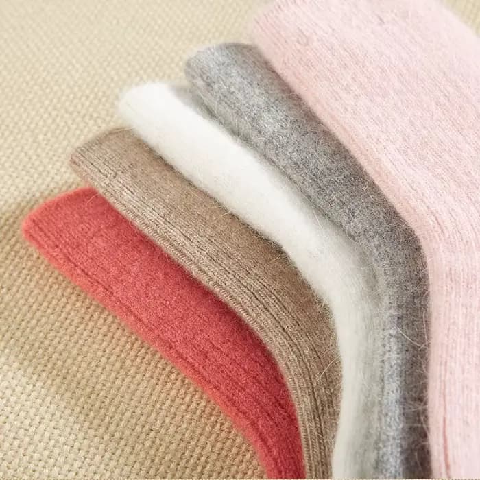 Chaussettes en laine pour femmes automne hiver