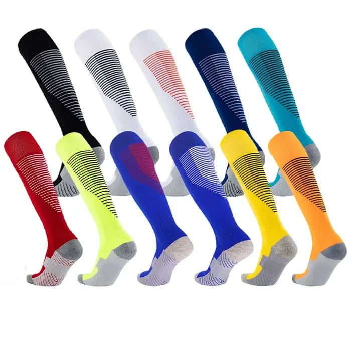 Chaussettes de football pour hommes sur le mollet