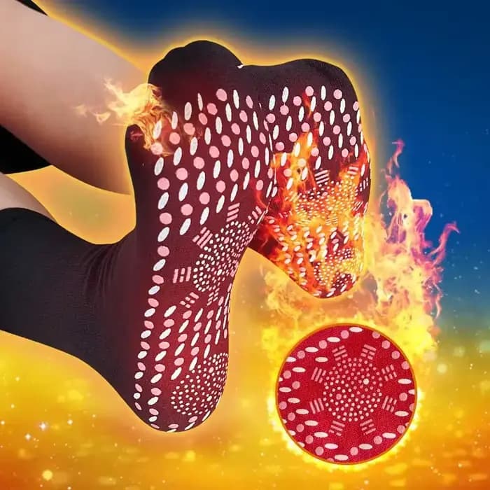 1/5 paires de chaussettes chauffantes