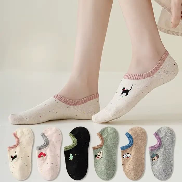 Chaussettes basses mignonnes pour femmes