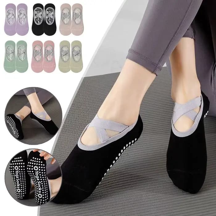 Chaussettes de yoga antidérapantes pour femmes