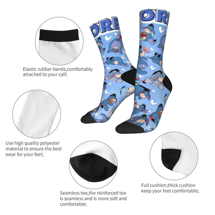 Chaussettes Winnie l'ourson avec motif Eeyore