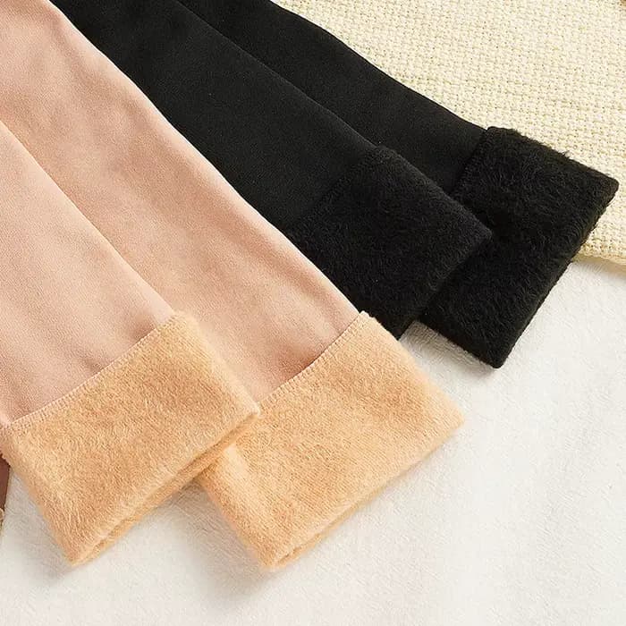 2 paires épaissir velours genou haute chaussettes chaudes femmes automne hiver chaud Long mollet neige chaussettes peau noire Style coréen chaussette mince