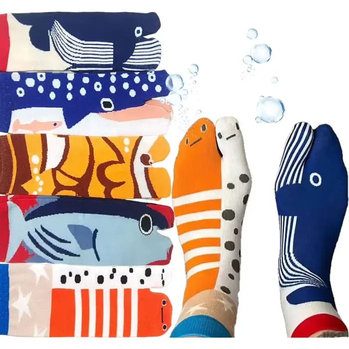 Chaussettes pour femmes de la série Funny Fish