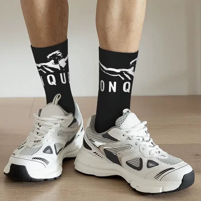 Chaussettes imprimées décontractées pour hommes et femmes
