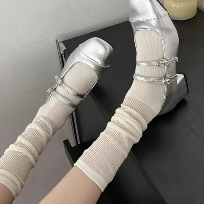 Chaussettes Lolita Y2K pour femmes