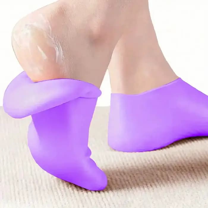 1 paire de chaussettes en Silicone pour femmes