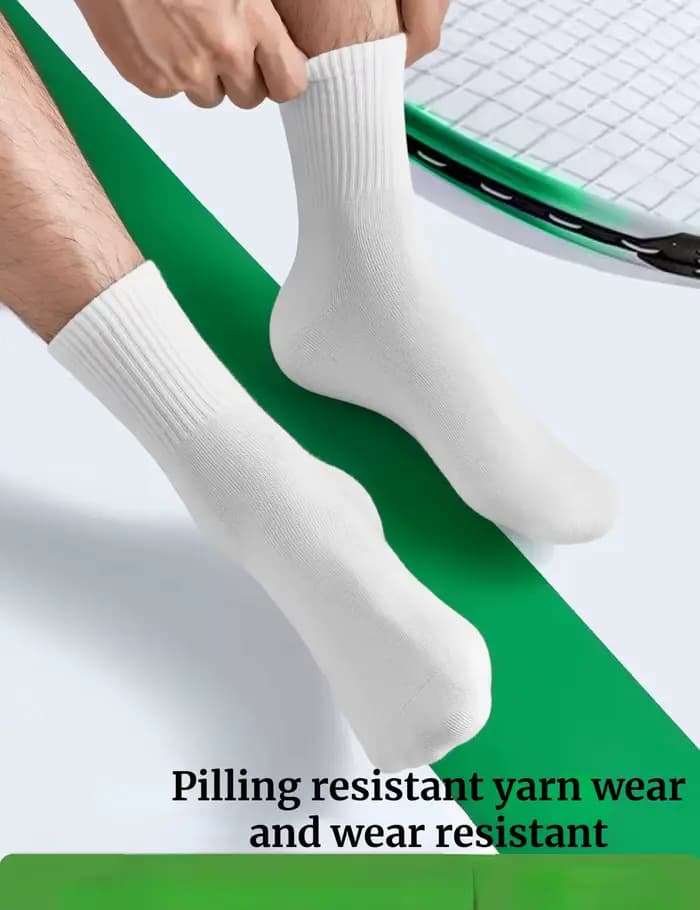 Chaussettes en coton doux pour hommes et femmes