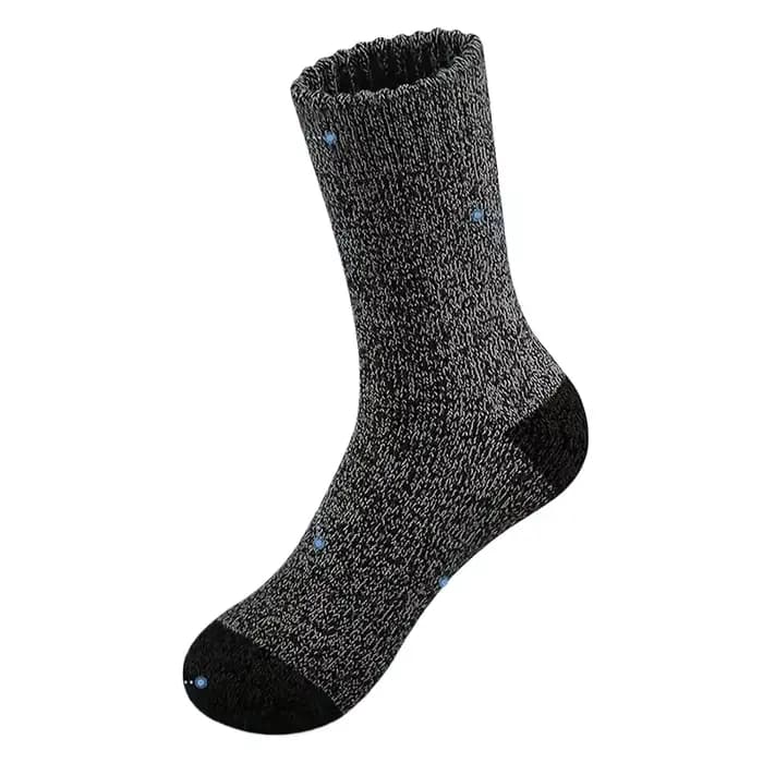 5 paires de chaussettes mi-mollet en laine mérinos pour hommes et femmes