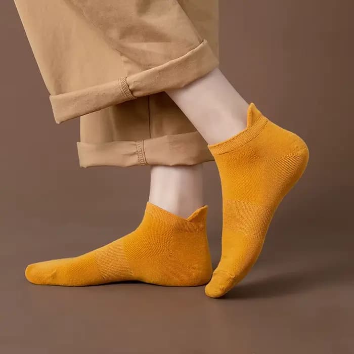 Chaussettes courtes en coton pour hommes