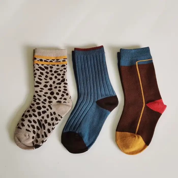Chaussettes mignonnes en coton pour nouveau-né