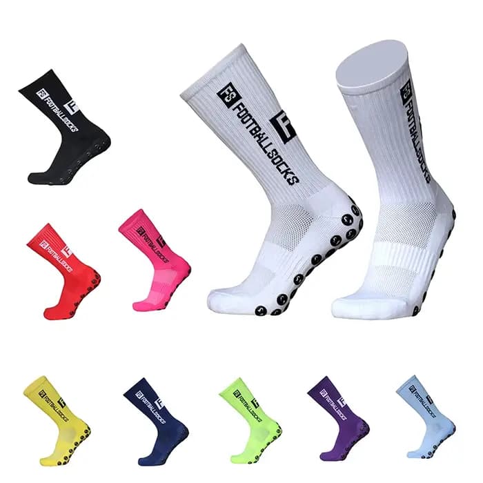 Chaussettes hautes coordonnantes en silicone pour hommes et femmes, chaussettes de football rondes, chaussettes de football, chaussettes de sport, chaussettes de baseball, chaussettes de rugby, 2022
