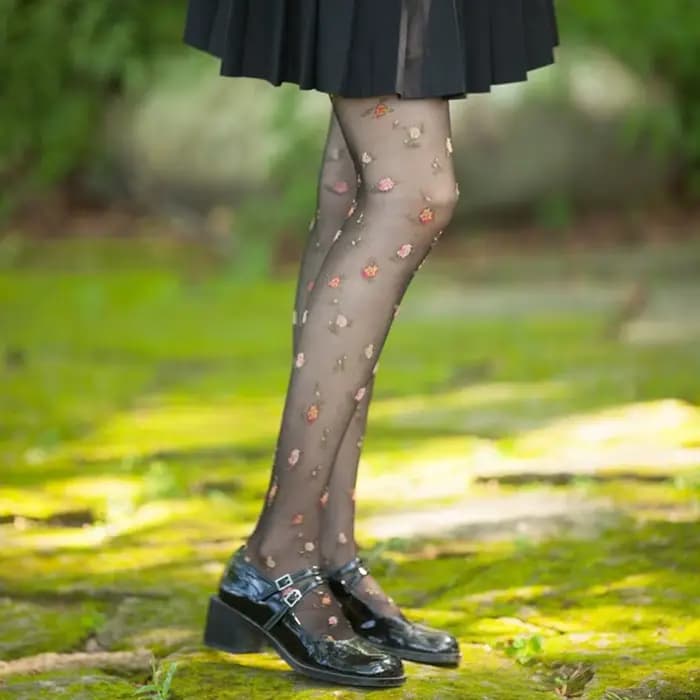 Bas de cuisse de style japonais pour femmes