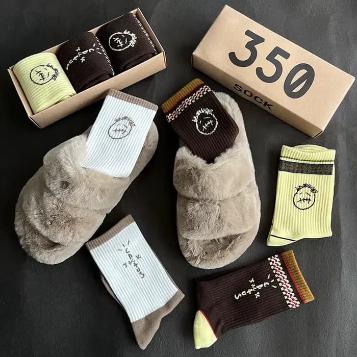 Chaussettes pour hommes 3 paires/boîte Cactus Jack