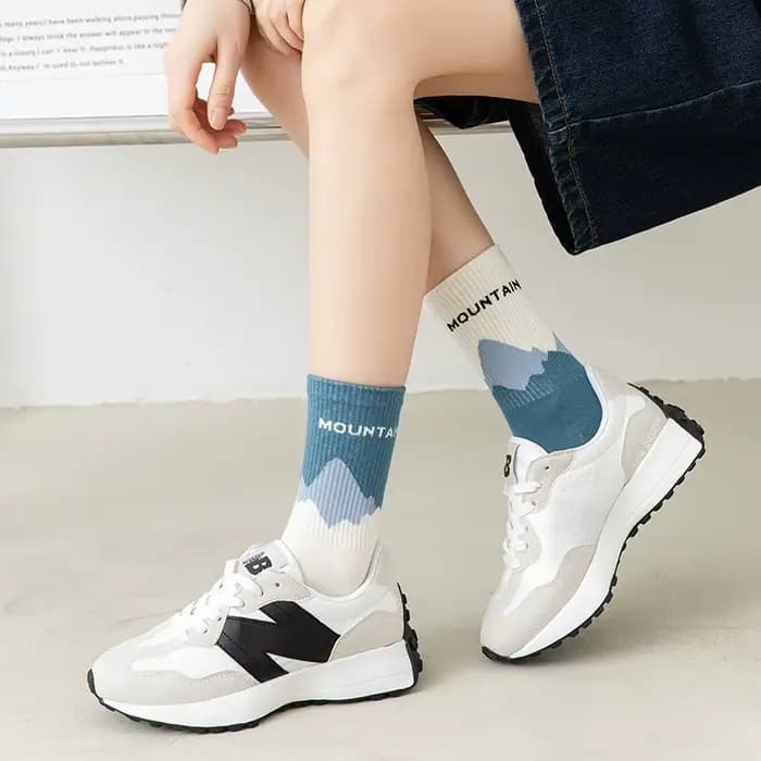 Chaussettes respirantes en coton pour hommes