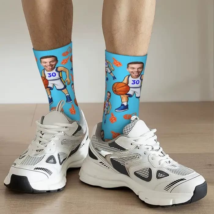 Chaussettes de basket-ball personnalisées pour hommes