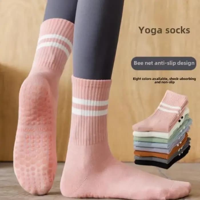 2025 nouvelles chaussettes Pilates avec poignées pour femmes