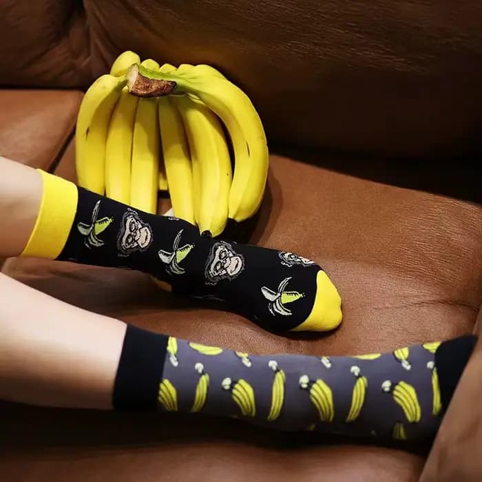 canard mandarin chaussettes pour hommes et femmes Original AB chaussettes à la mode moyen haut Tube chaussettes fleur fruits animaux dessin animé coton chaussettes