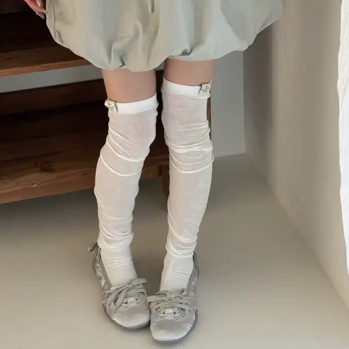 Chaussettes coréennes montantes pour femmes