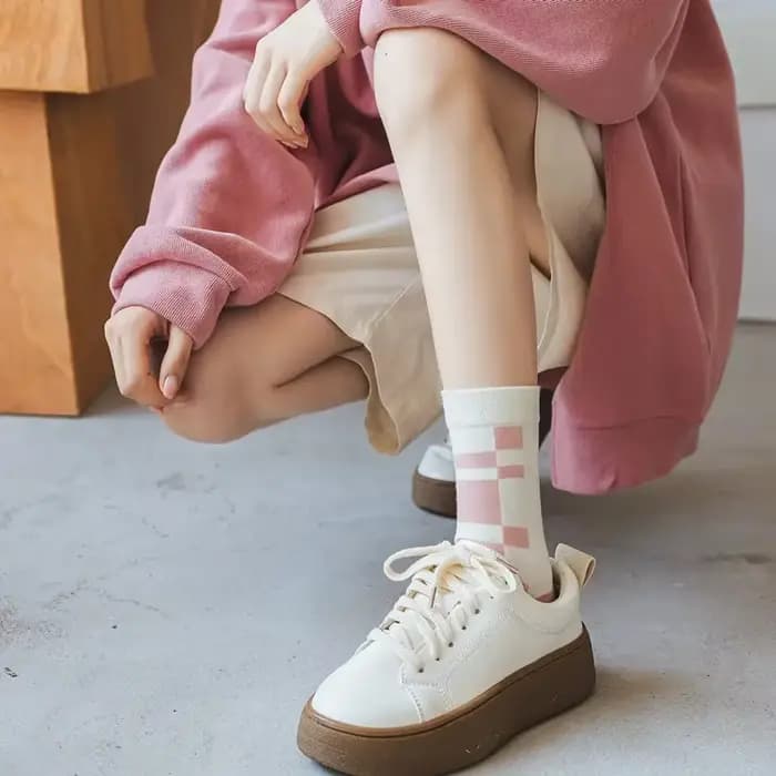 Chaussettes de bottes en coton pour femmes