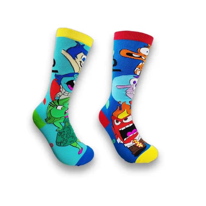 Chaussettes à motifs de personnages de dessins animés mignons pour hommes