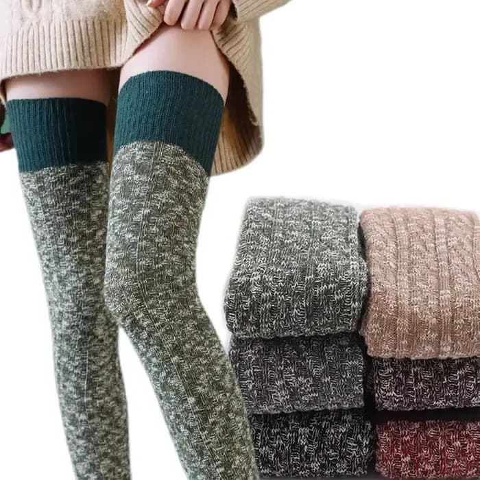 Bas chauds d'hiver pour femmes et filles