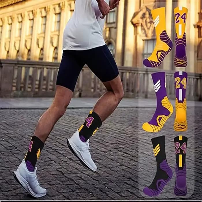 Chaussettes de basket-ball de sport Super Star professionnelles, bas de serviette, chaussettes épaisses Elite pour sport, course à pied, cyclisme
