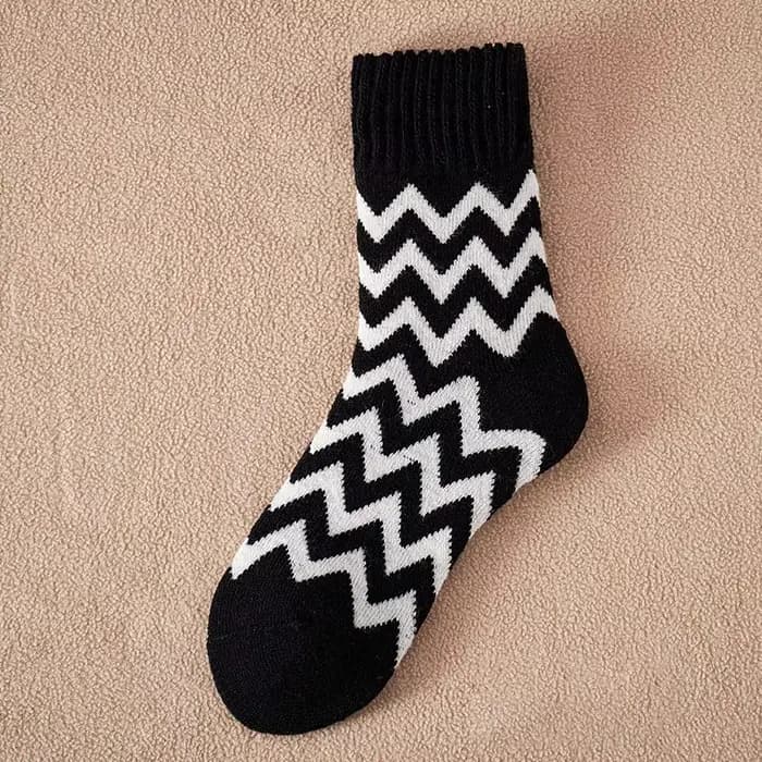 Chaussettes d'hiver épaisses et confortables pour femme, en cachemire doux, à bord souple, pour la maison et la neige, idéales pour dormir