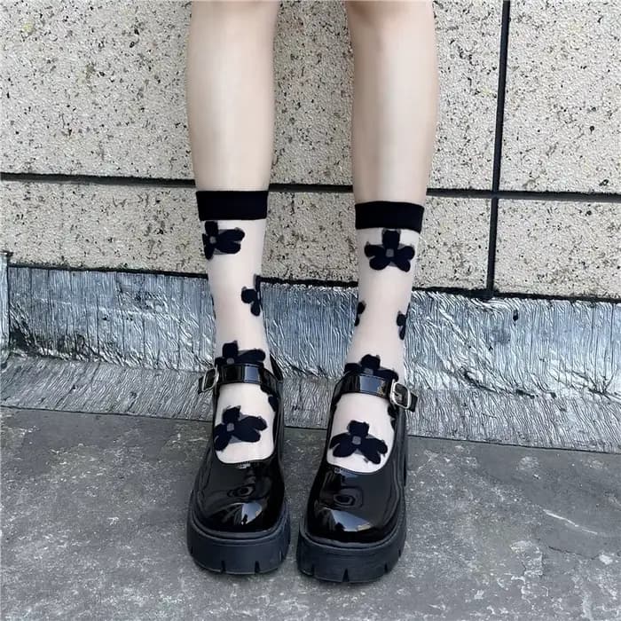 Chaussettes mi-tube d'été pour femmes