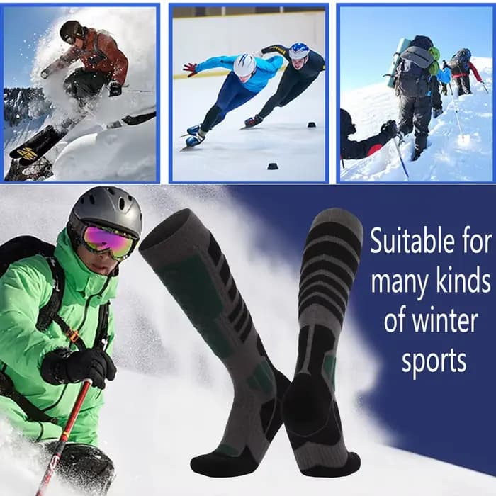 1 paire de chaussettes de Ski professionnelles en laine mérinos