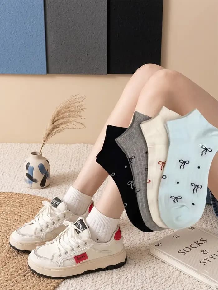5 paires de chaussettes pour femmes