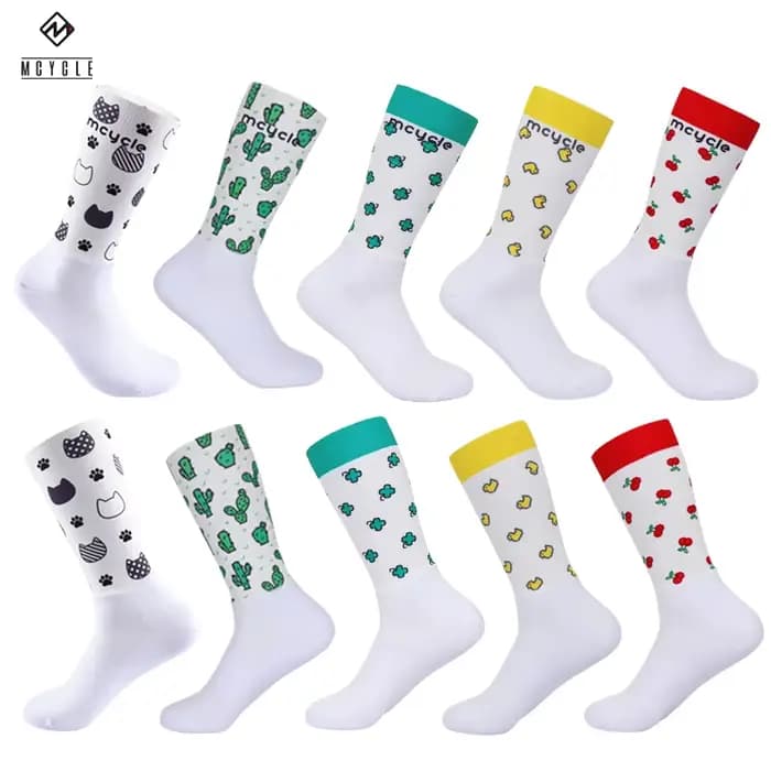 Mcycle-Chaussettes de sport respirantes et durables de haute qualité, pour vélo, randonnée, course à pied, cyclisme aérodynamique