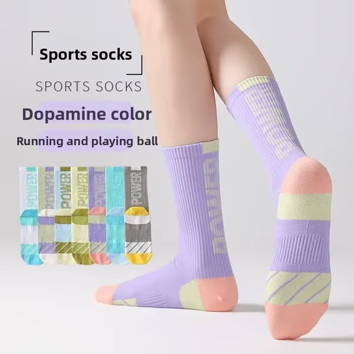 Chaussettes de sport colorées