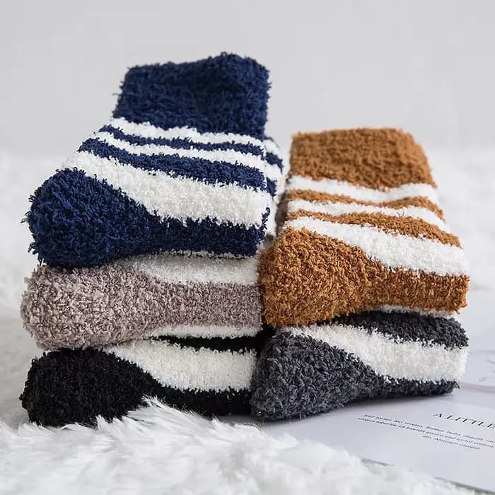 Chaussettes à rayures pour hommes