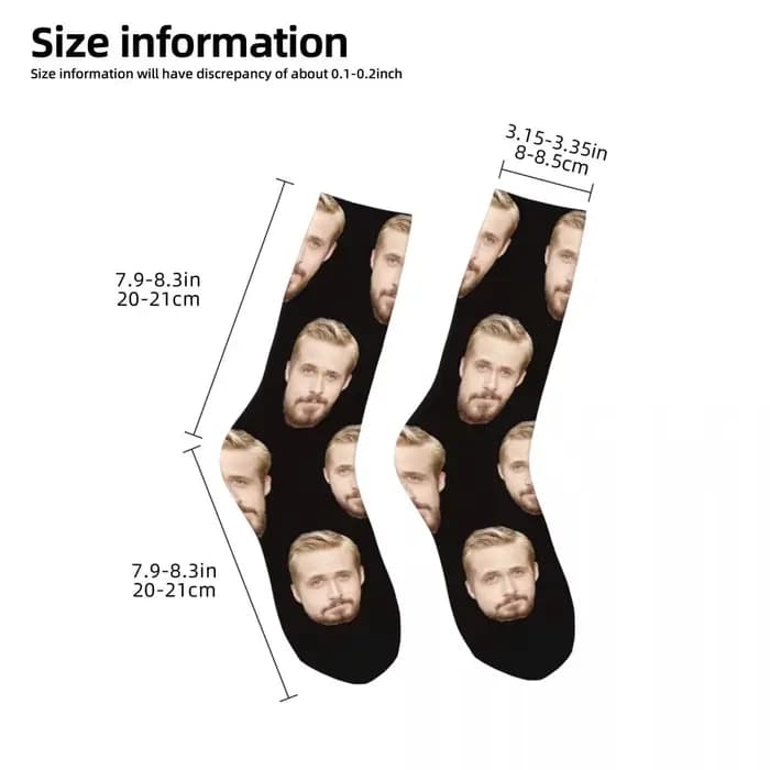 Ryan Gosling hommes femmes chaussettes mouvement beau printemps
