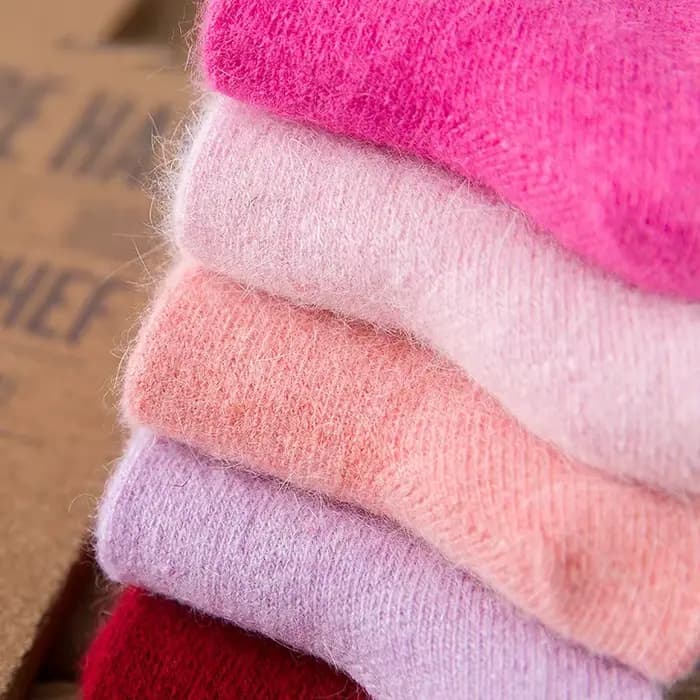 Angola lapin et laine mérinos chaussettes femmes marque épais hiver chaussettes mode chaussettes chaudes femmes femme chaussettes grande taille