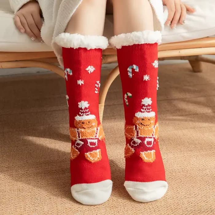 Chaussettes chaudes de noël et d'hiver pour femmes