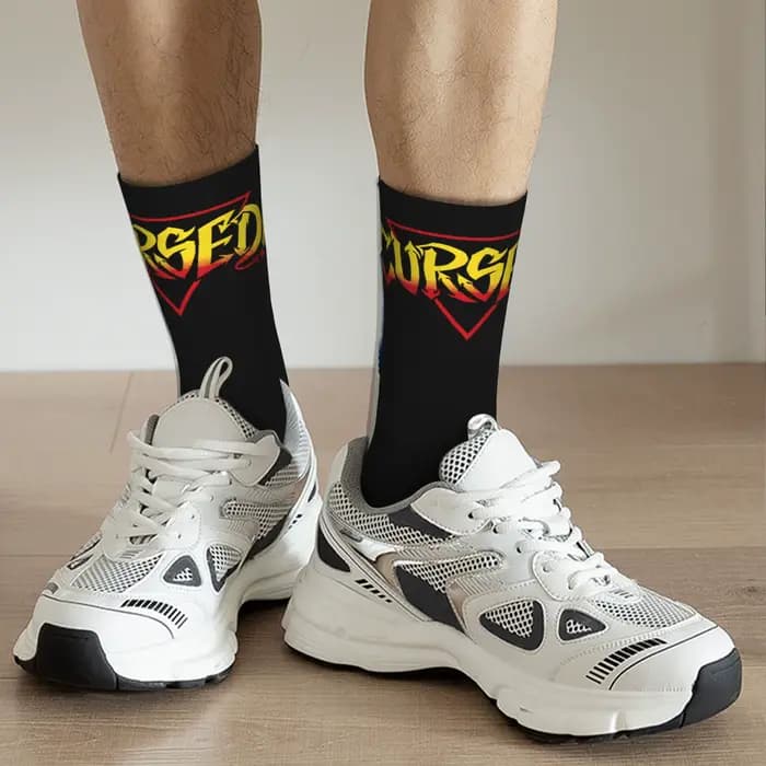 Chaussettes de lutte amusantes Danhausen Cursed pour hommes et femmes
