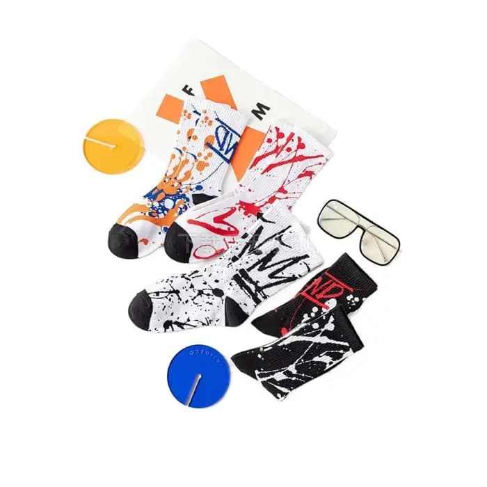 Chaussette longue en coton pour hommes
