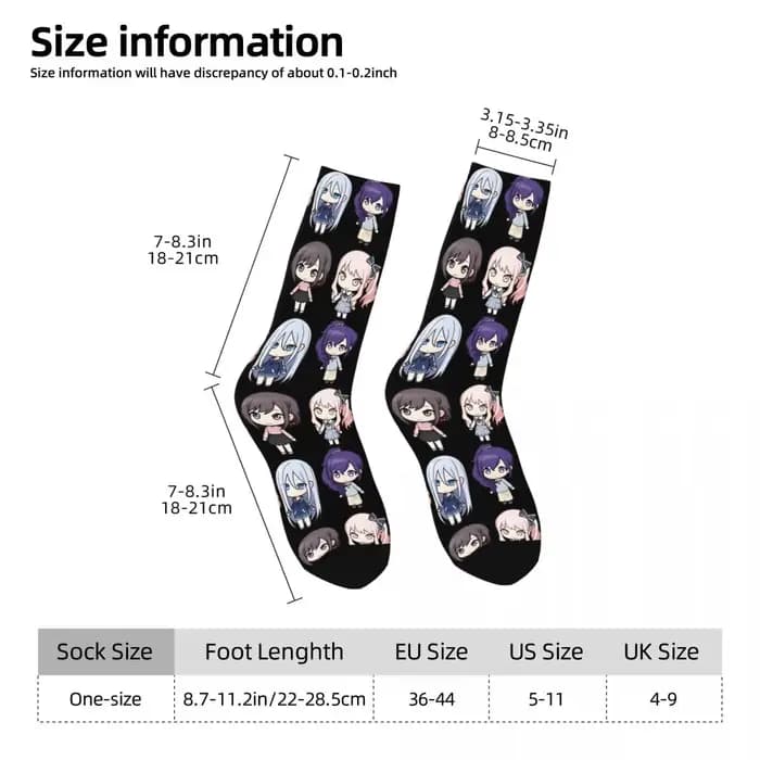 Project Sekai Emu Otori-Chaussettes Antidérapantes pour Homme et Femme