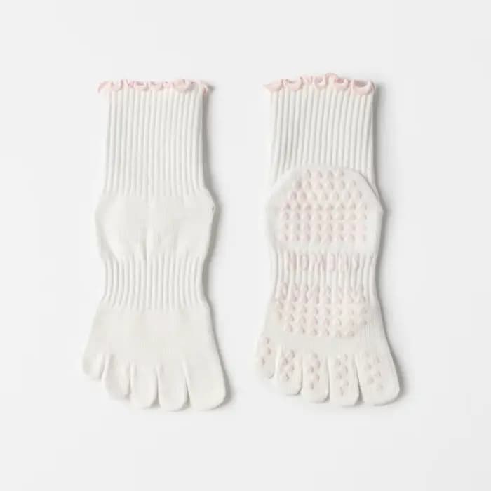 Chaussettes Pilates à cinq orteils pour femmes