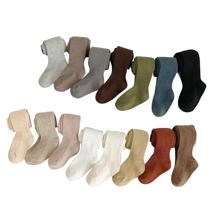 Collants en coton pour filles de 1 à 8 ans